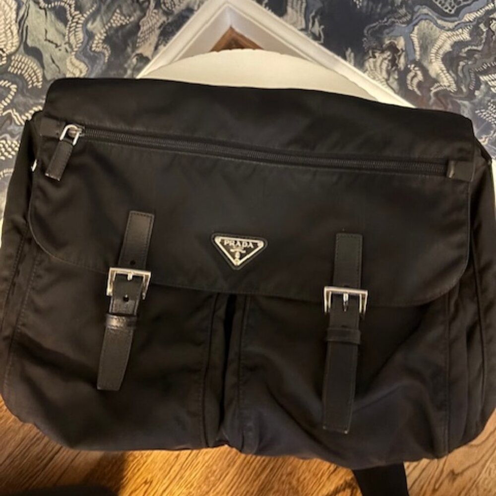 Prada 13" Nylon Messenger bag